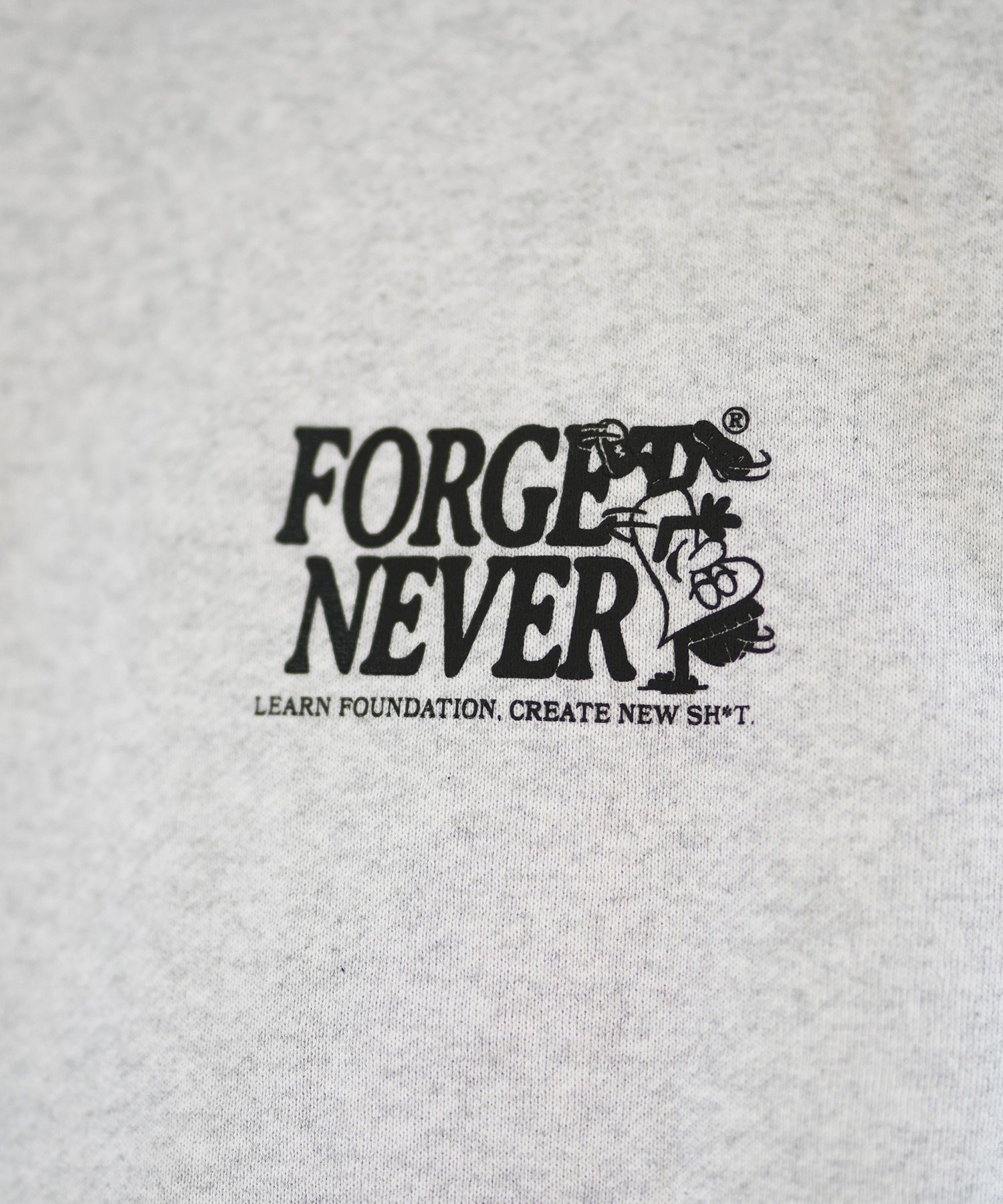 FORGET NEVER フォーゲットネバー メンズ パーカー プルオーバー 244OO1PK049FN ムラサキスポーツ限定(WHT-M)