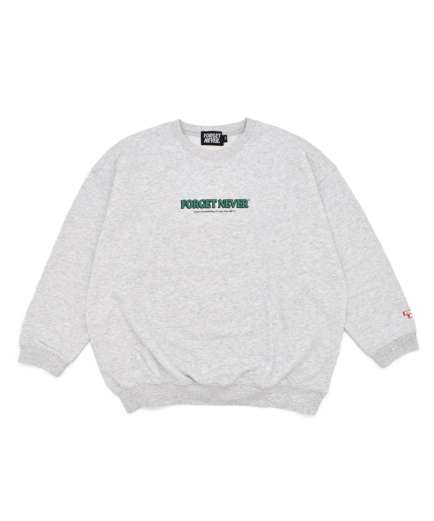 FORGET NEVER フォーゲットネバー キッズ スウェット バックプリント LOGO 244OO3TR097FN(WHT-130cm)