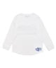 FORGET NEVER フォーゲットネバー 長袖 Tシャツ キッズ ロンT PTEE 244OO3LT107FN(WHT-130cm)