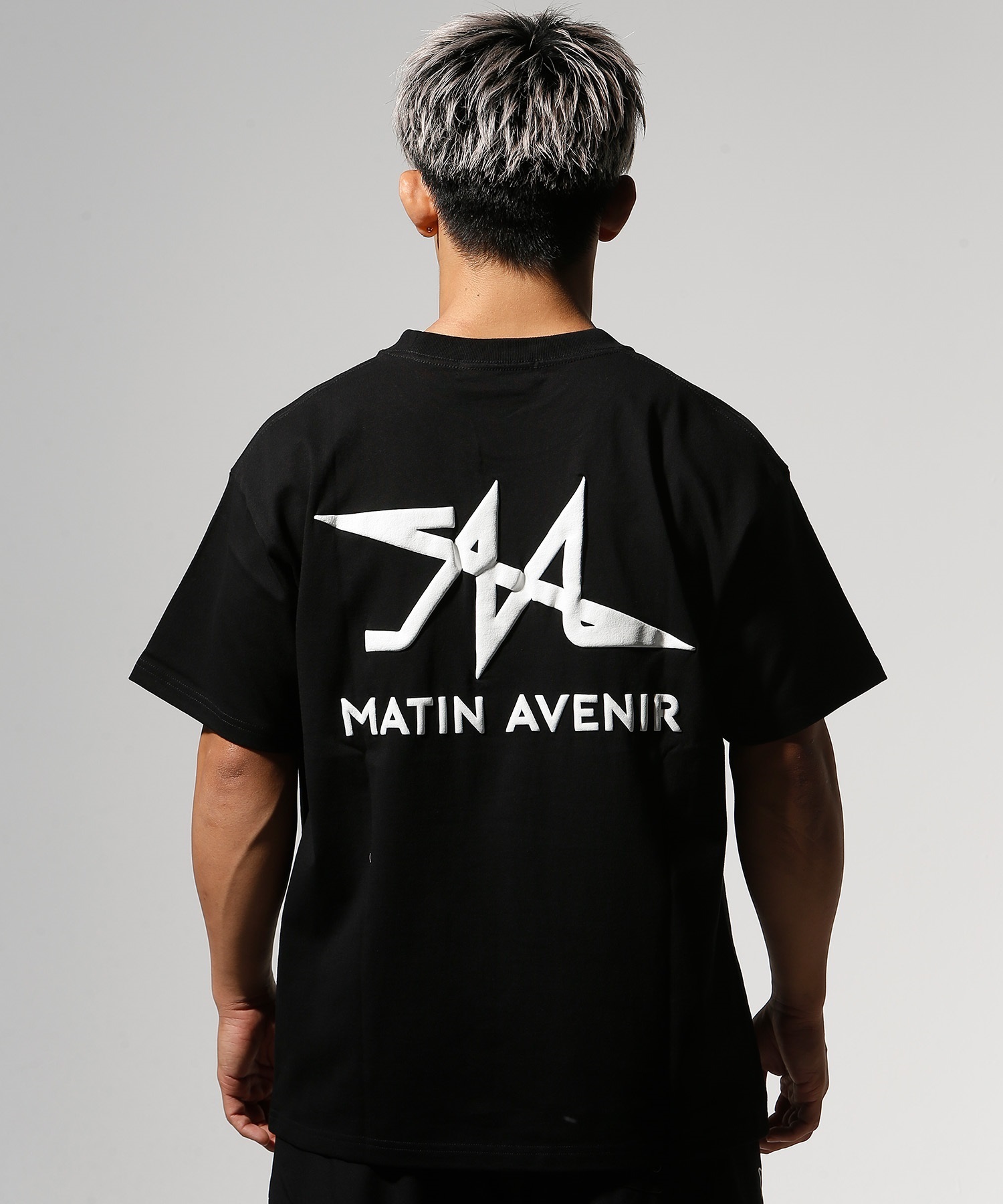 MATIN AVENIR マタンアヴニール Tシャツ 半袖 メンズ レディース バックプリント ビッグシルエット MA024015 ムラサキスポーツ限定(WT-XS)