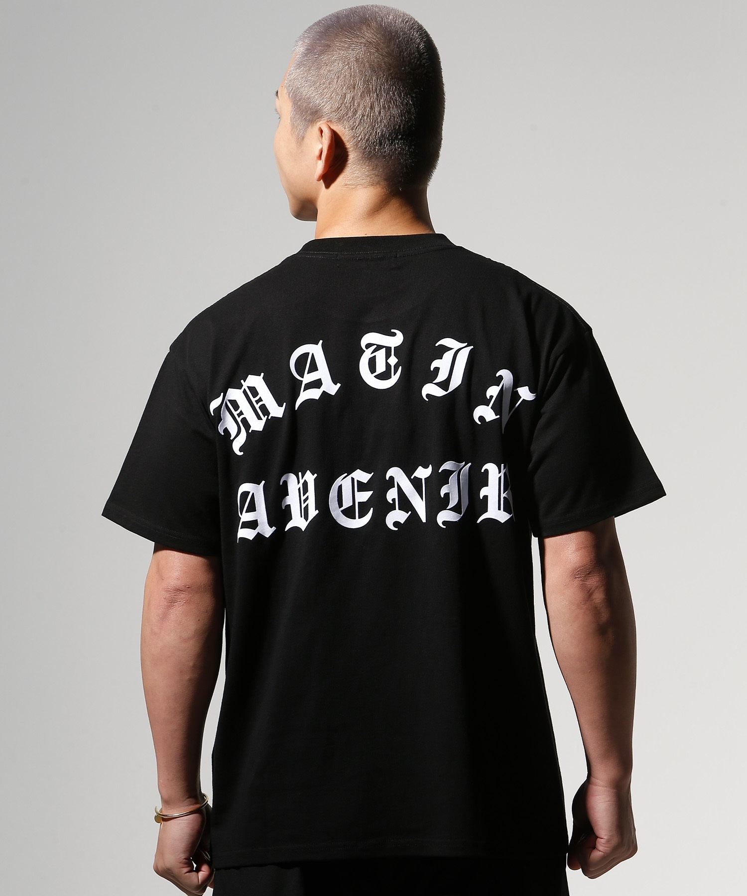 MATIN AVENIR マタンアヴニール Tシャツ 半袖 メンズ レディース バックプリント ビッグシルエット MA024012 ムラサキスポーツ限定(WT-XS)