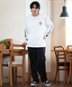 LURKING CLASS ラーキングクラス 長袖 Tシャツ メンズ ロンT バックプリント ST24FTM03 ムラサキスポーツ限定(WHITE-M)