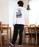 LURKING CLASS ラーキングクラス 長袖 Tシャツ メンズ ロンT バックプリント ST24FTM03 ムラサキスポーツ限定(WHITE-M)