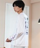 LURKING CLASS ラーキングクラス 長袖 Tシャツ メンズ ロンT バックプリント ST24FTM02 ムラサキスポーツ限定(WHITE-M)