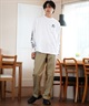 LURKING CLASS ラーキングクラス 長袖 Tシャツ メンズ ロンT バックプリント ST24FTM01 ムラサキスポーツ限定(WHITE-M)