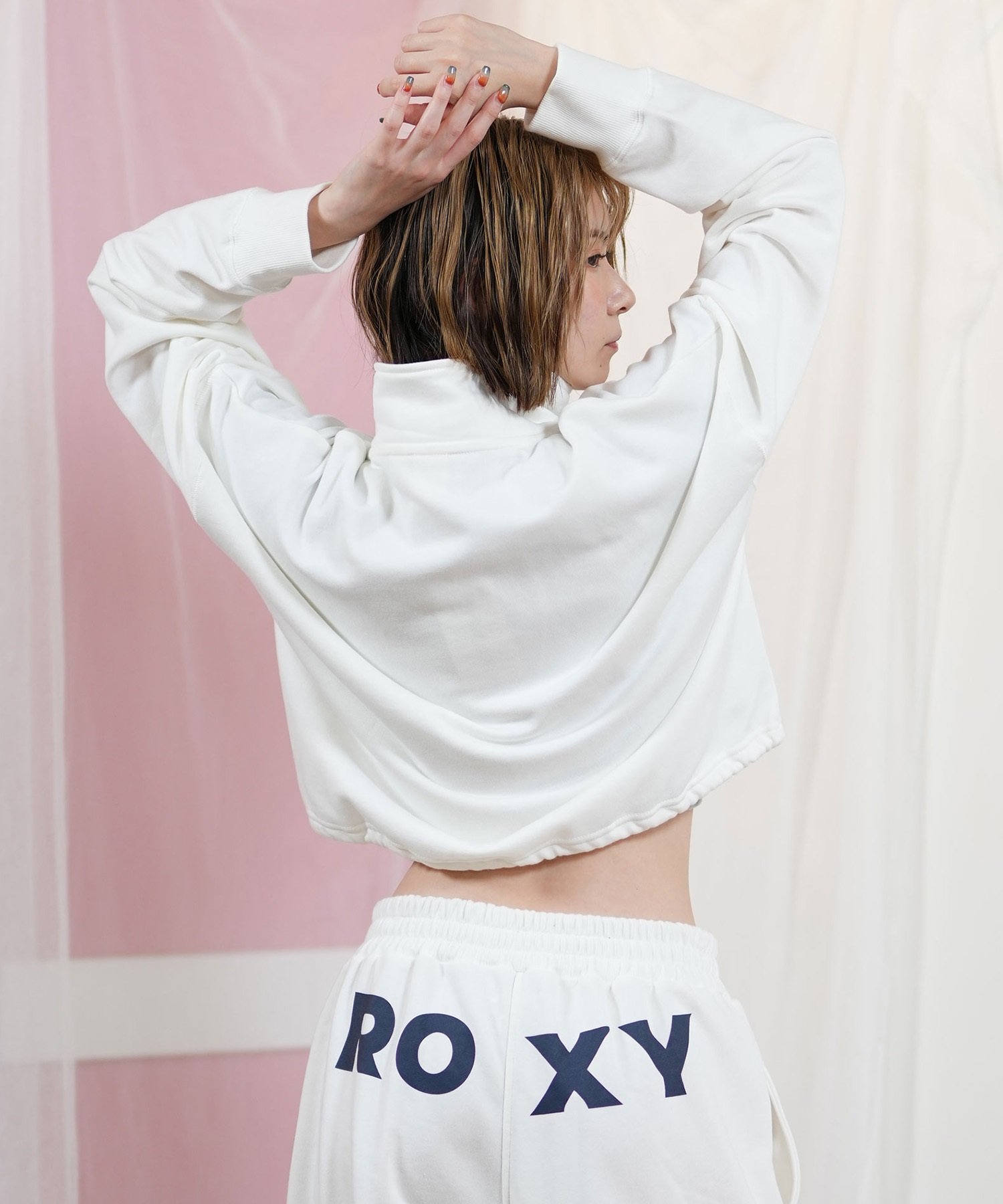 ROXY ロキシー トレーナー レディース ジップアップ スウェット RZP251642M(WHT-S)