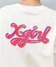 X-girl エックスガール 半袖 Tシャツ レディース バックプリント オーバーサイズ JELLY LOGO S S BIG TEE 105251011028(WHITE-S)