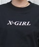 X-girl エックスガール 半袖 Tシャツ レディース バックプリント LEOPARD OVAL LOGO S S TEE 105251011029(WHITE-M)